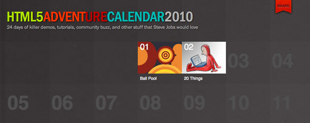 HTML5 Advent Calendar