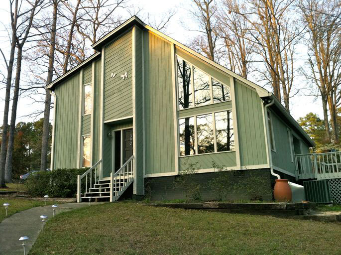 Front of the house - after