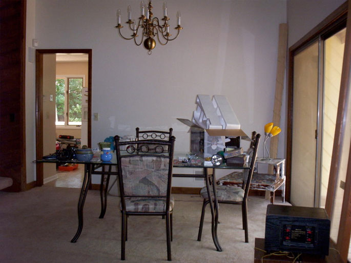 View from Living room - before