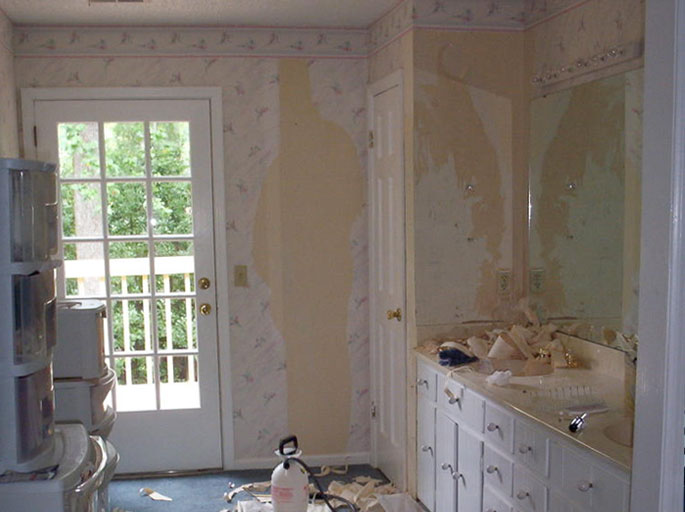 Master bathroom - before