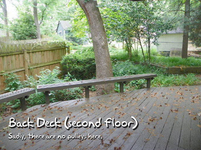 Back deck