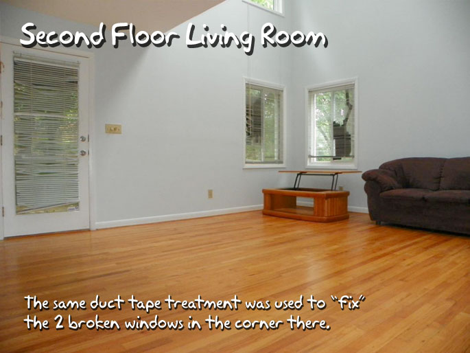 Second floor living room