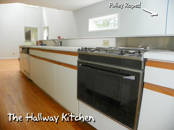 Hallway kitchen