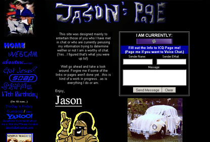 Pre-Jasongraphix Homepage