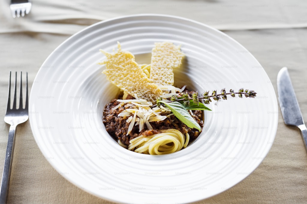 Bolognese pasta dish Italy