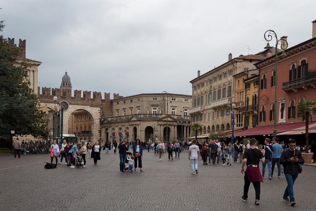 Piazza Bra Verona Italy Arena di Verona